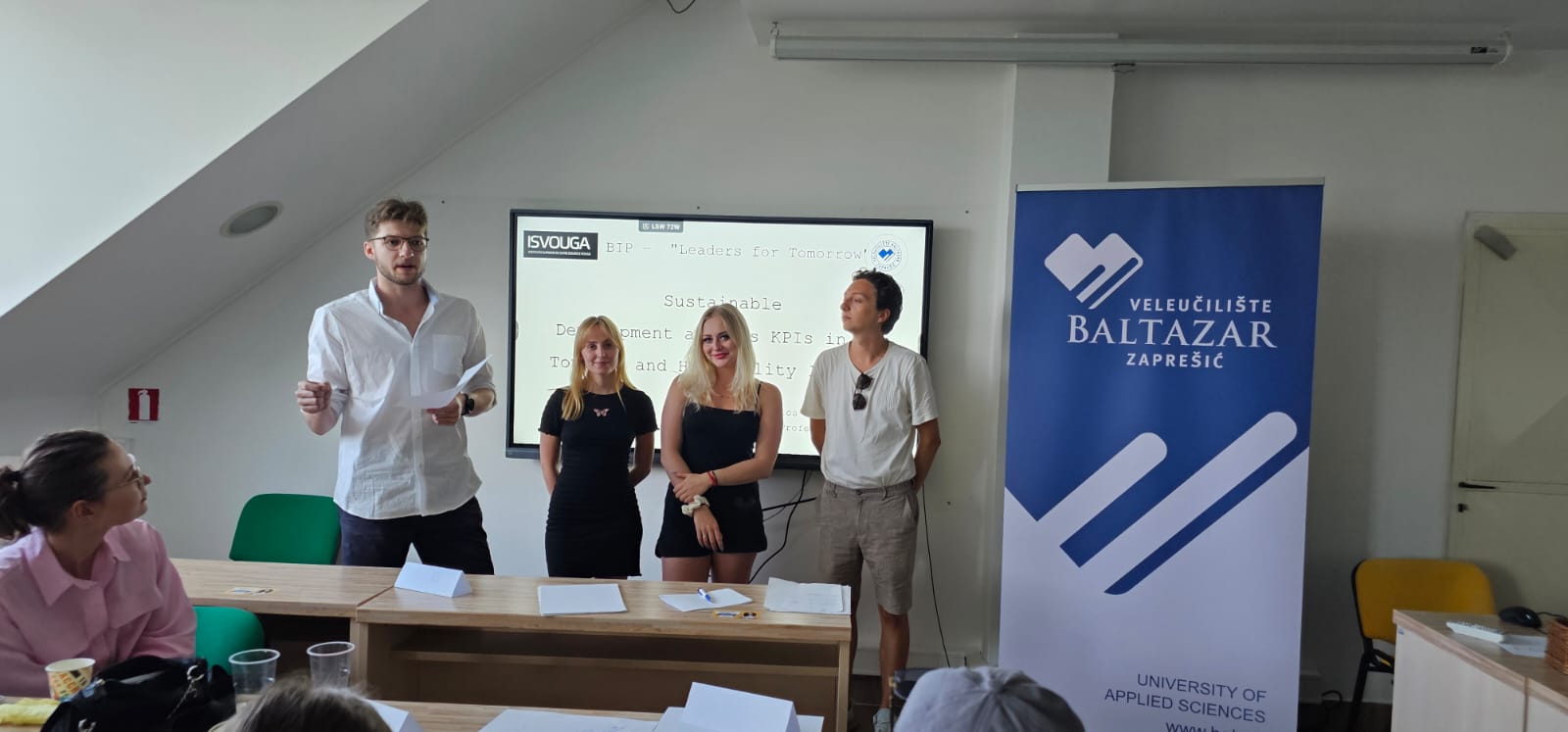 Sebastian Fischer FUDŠ na Erasmus+ BIP Leaders for Tomorrow poletni šoli v Zaprešiću